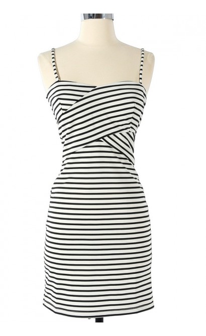 Walk The Line Striped Dress